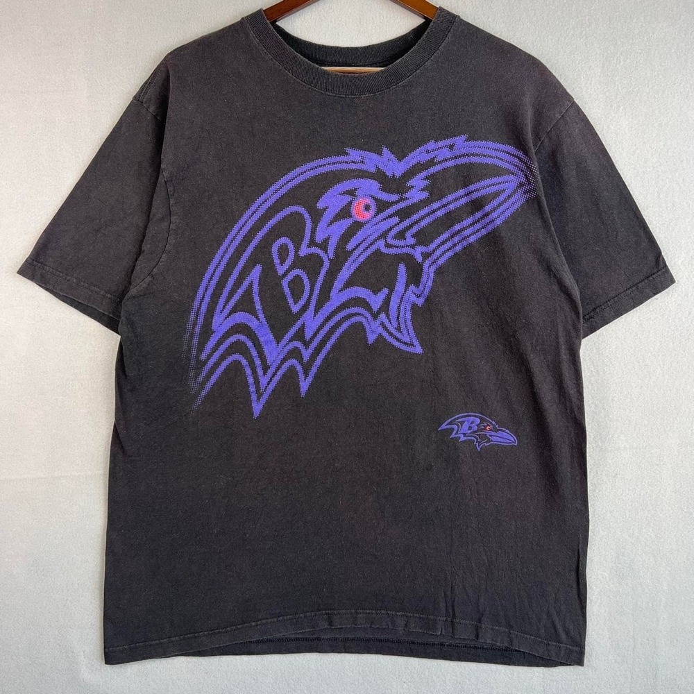 Baltimore Ravens NFL Football Black Reebok Tee Shirt L
